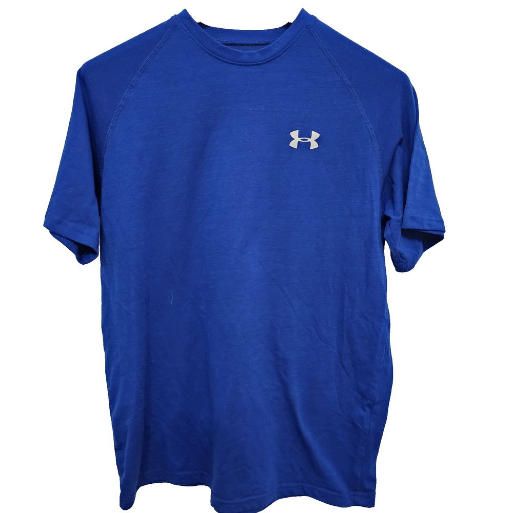 Mens Under Armour T-Shirt S Royal Blue Athleisure Sporty Athletic Classic Basic